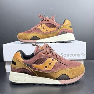 Saucony Shadow 6000 GTX GORE-TEX Brown S70786-1 Men's Size 8 Womens 9.5